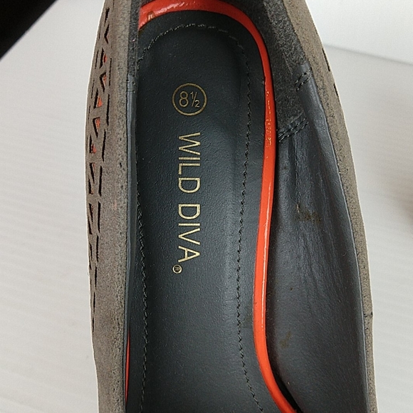 Wild Diva Loraine-23 Cutout Peep Toe High Heels - Picture 8 of 11